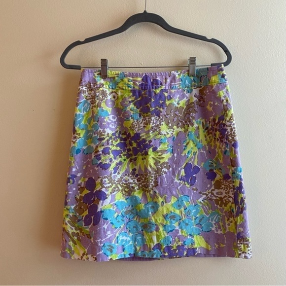 Talbots Dresses & Skirts - TALBOTS Skirt Size 4 VGUC Lavender floral pattern